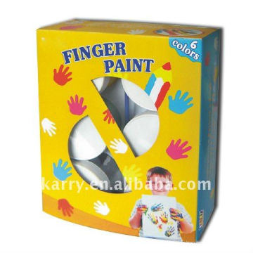 FINGER-FARBE 100ML 6 Farben FÜR KINDER-NICHT-GIFTIGES DIY